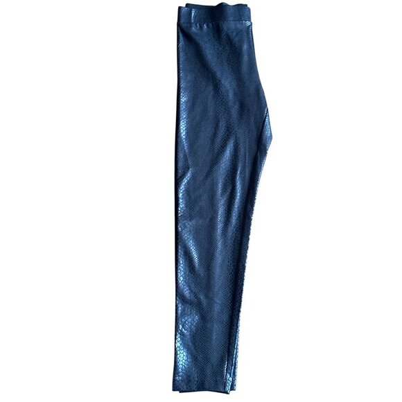 Philosophy Metallic Snake Print Leggings Medium Polyester/Viscose Blend - Picture 2 of 7
